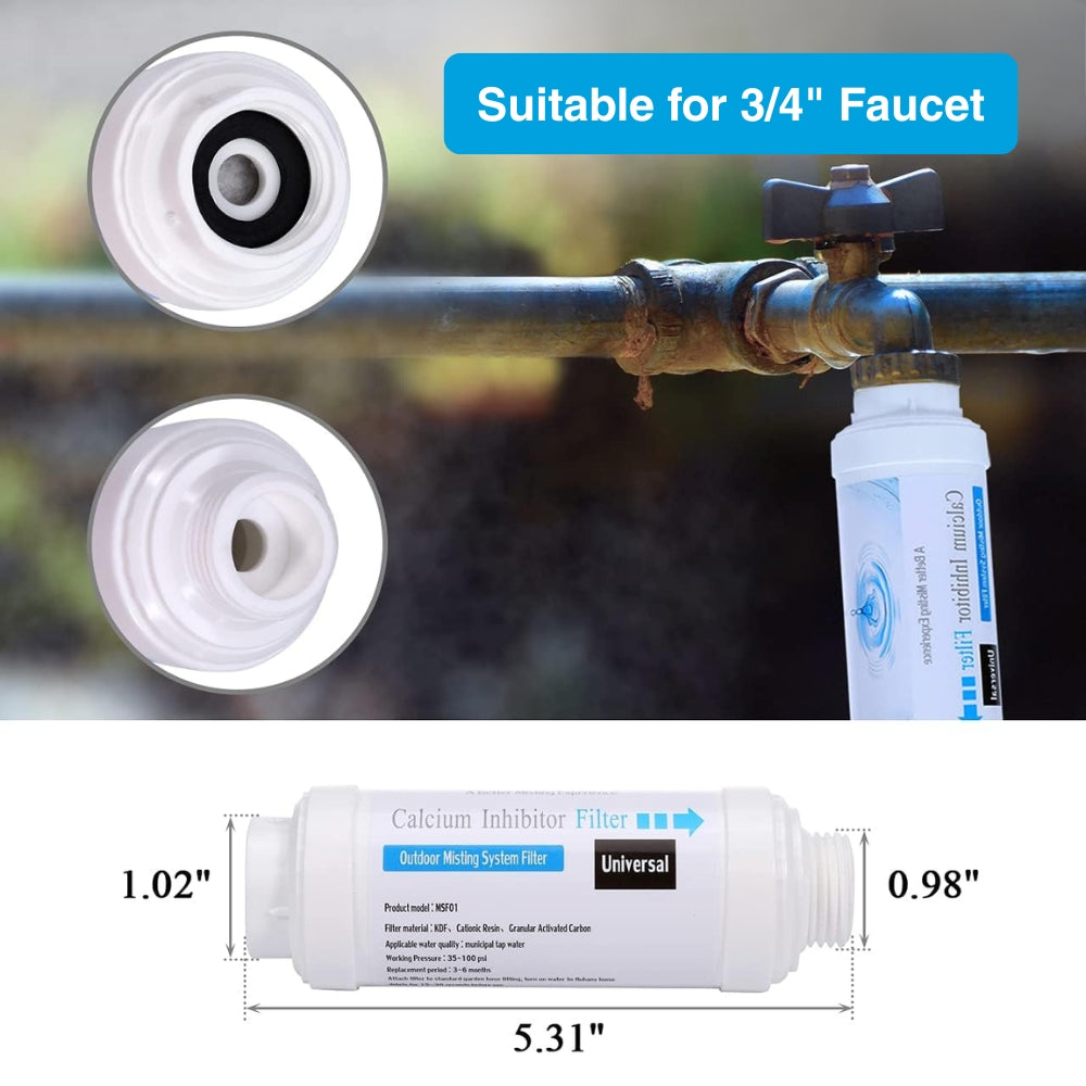 Calcium Inhibitor Hard Water Filter